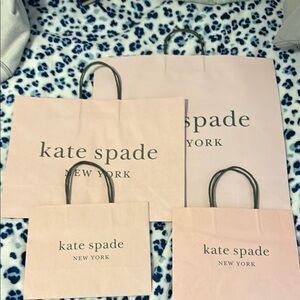 Kate Spade Pink Shopping Bags